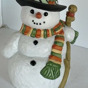 Vintage snowman adorable Music Musical Midwest
Plays Frosty the Snowman